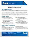 Foxit Maestro Server OCR